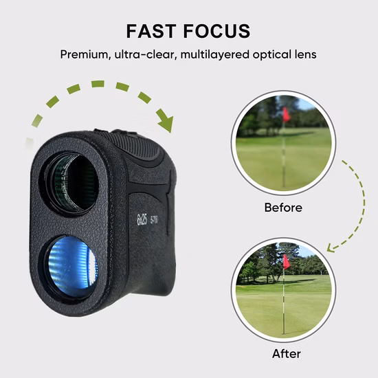 Visionking Laser Finder 6X25cl 600 metros monocular grande calibre ocular telêmetro para golfe e caça